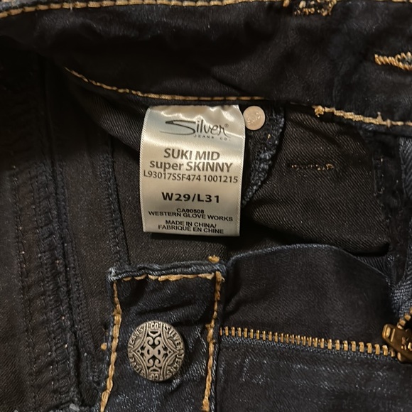 Silver Suki midrise super skinny jeans - Picture 6 of 6